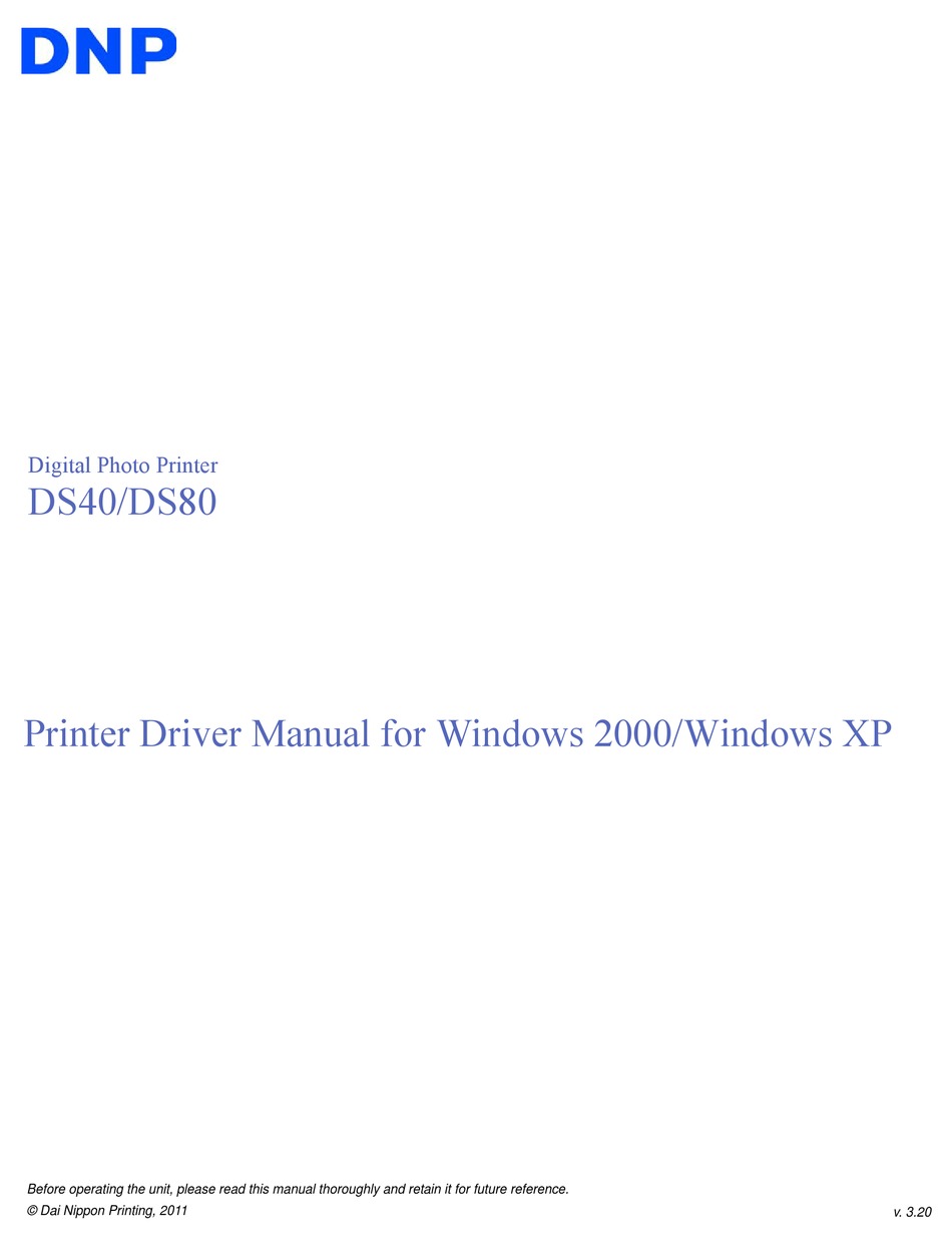 dnp ds40 driver download