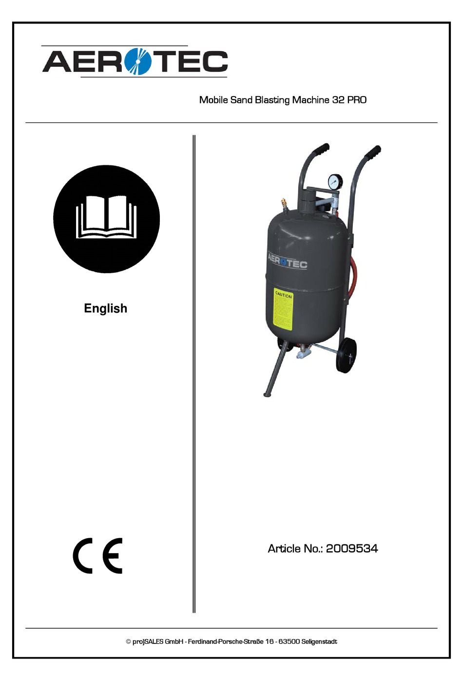 AEROTEC 32 PRO OPERATING INSTRUCTIONS MANUAL Pdf Download ManualsLib