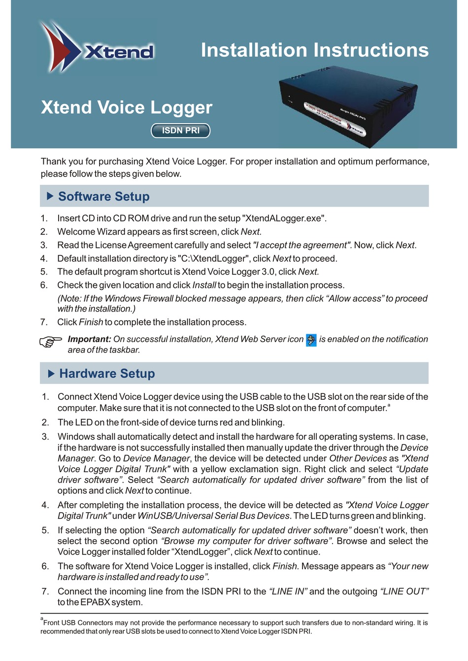 Voice Logger Software