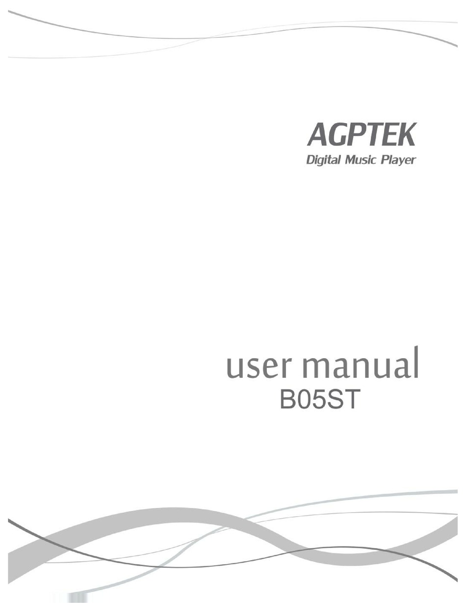AGPTEK B05ST MP3 PLAYER USER MANUAL ManualsLib