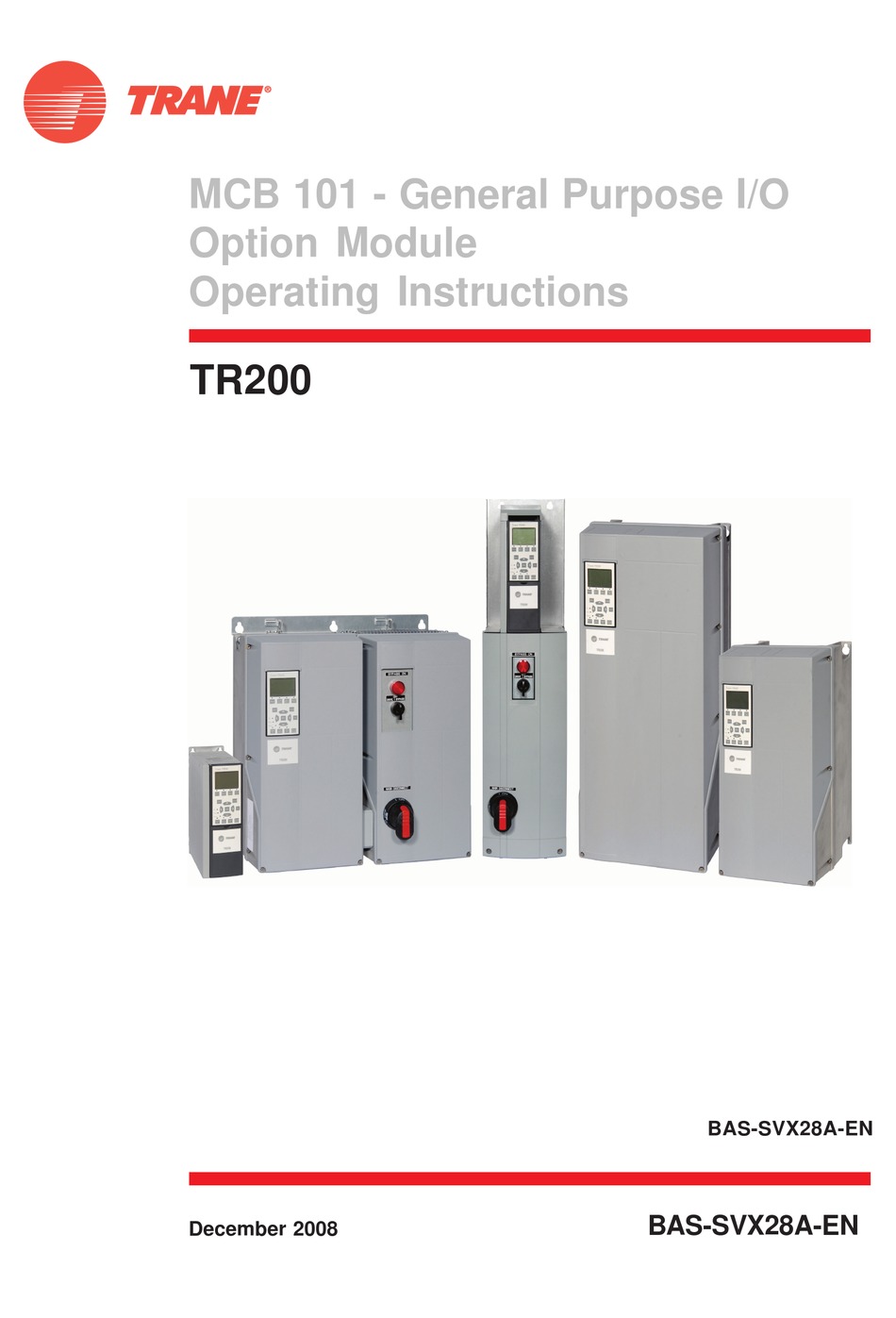 TRANE TR200 MCB 101 OPERATING INSTRUCTIONS MANUAL Pdf Download ManualsLib