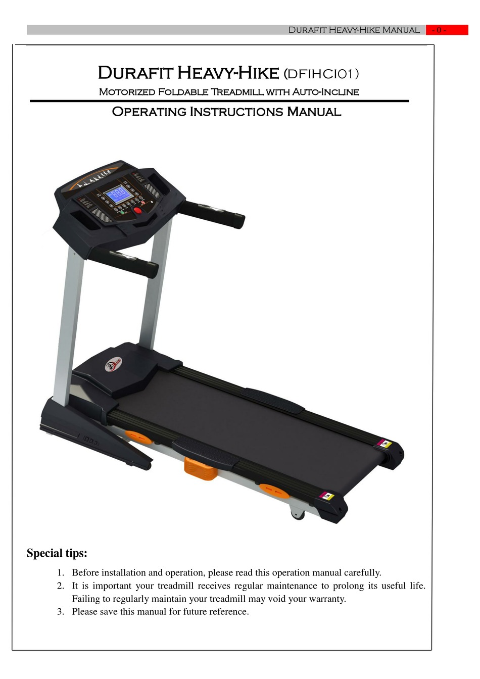 durafit treadmill