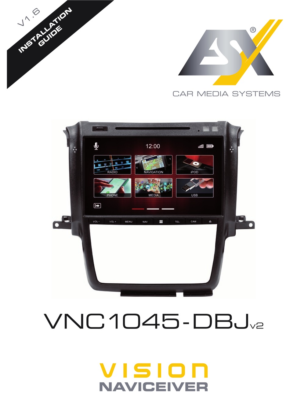 ESX VISION VNC1045DBJ CAR NAVIGATION SYSTEM INSTALLATION MANUAL ManualsLib