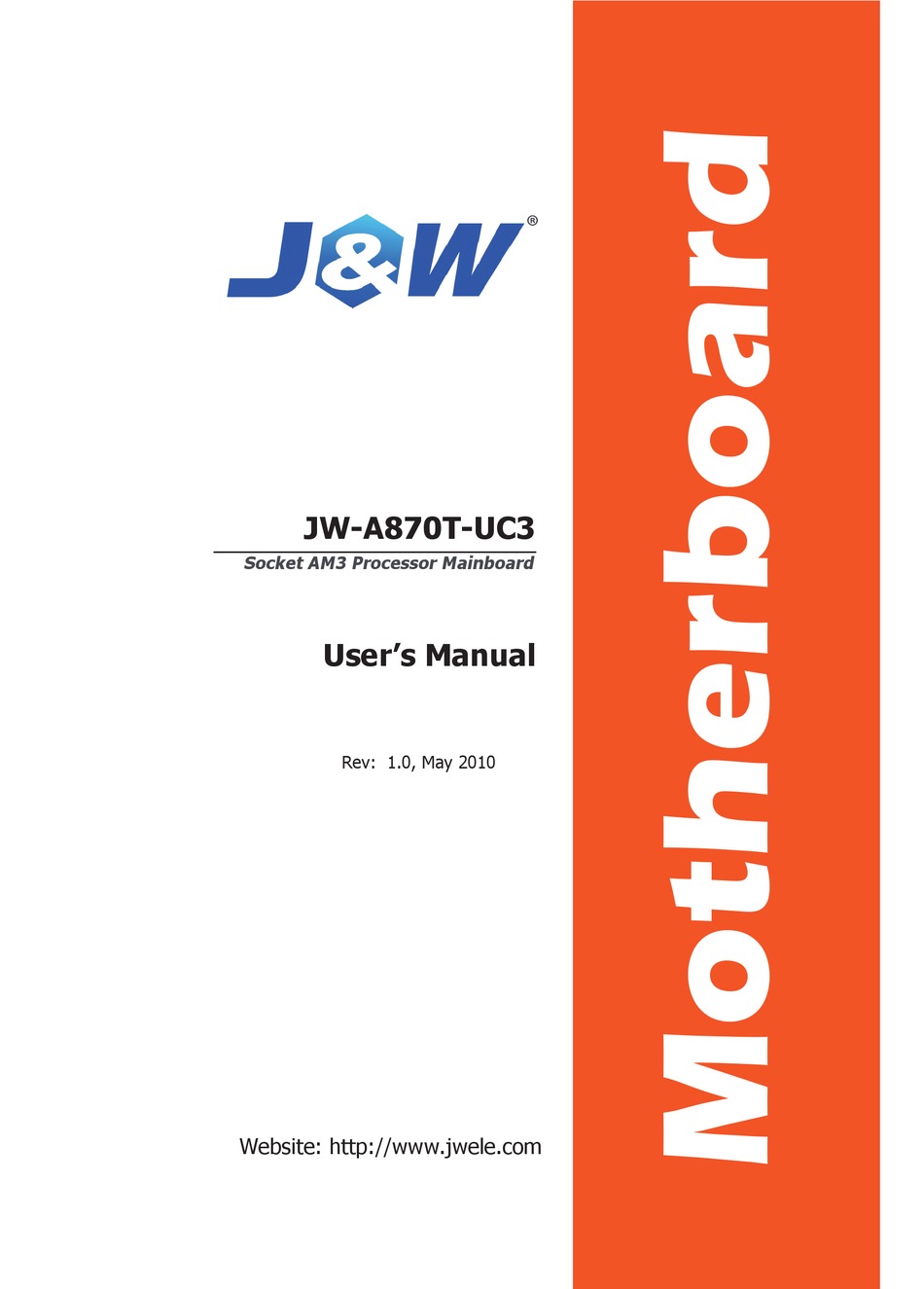 J W Jw A870t Uc3 User Manual Pdf Download Manualslib