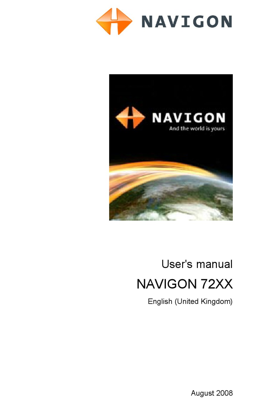 NAVIGON 72 SERIES GPS USER MANUAL ManualsLib