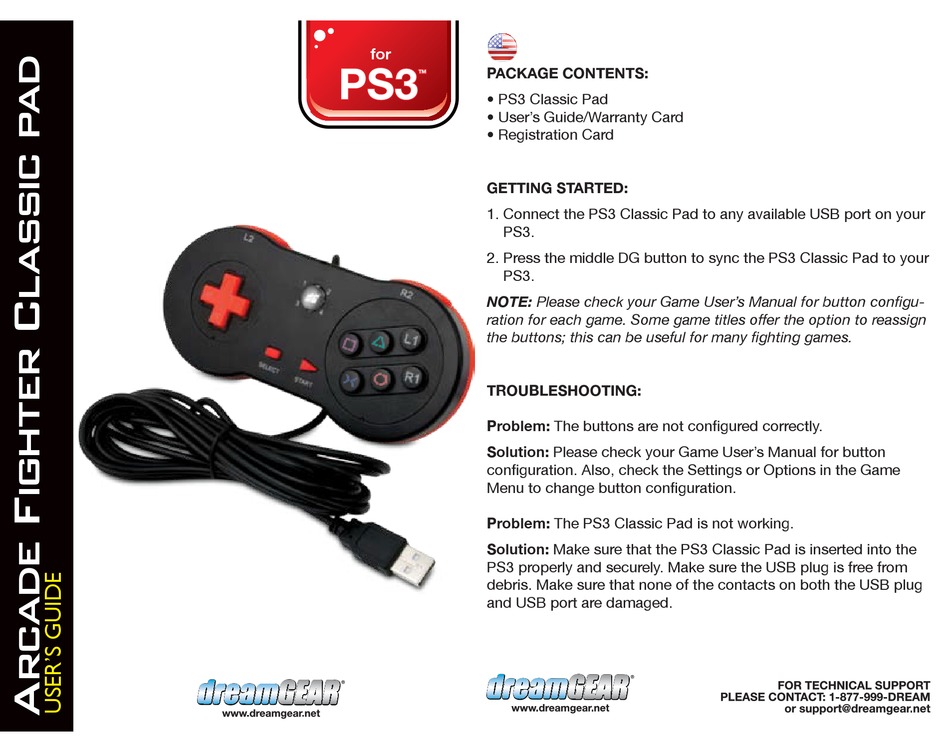 dreamgear ps3 phenom wireless controller driver download