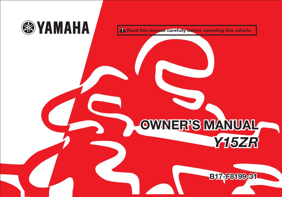 Yamaha Y15zr Owner S Manual Pdf Download Manualslib