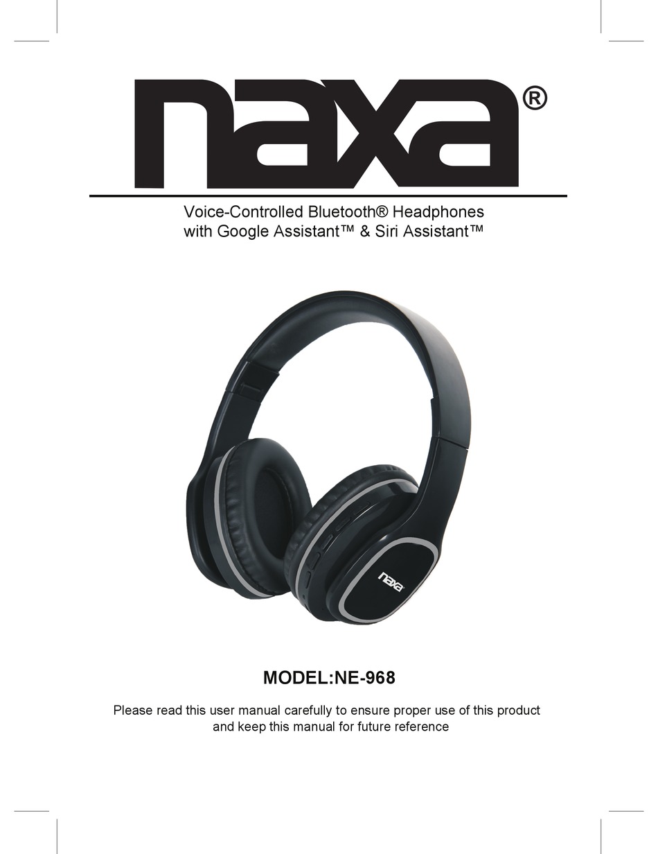 NAXA NE 968 HEADPHONE USER MANUAL ManualsLib