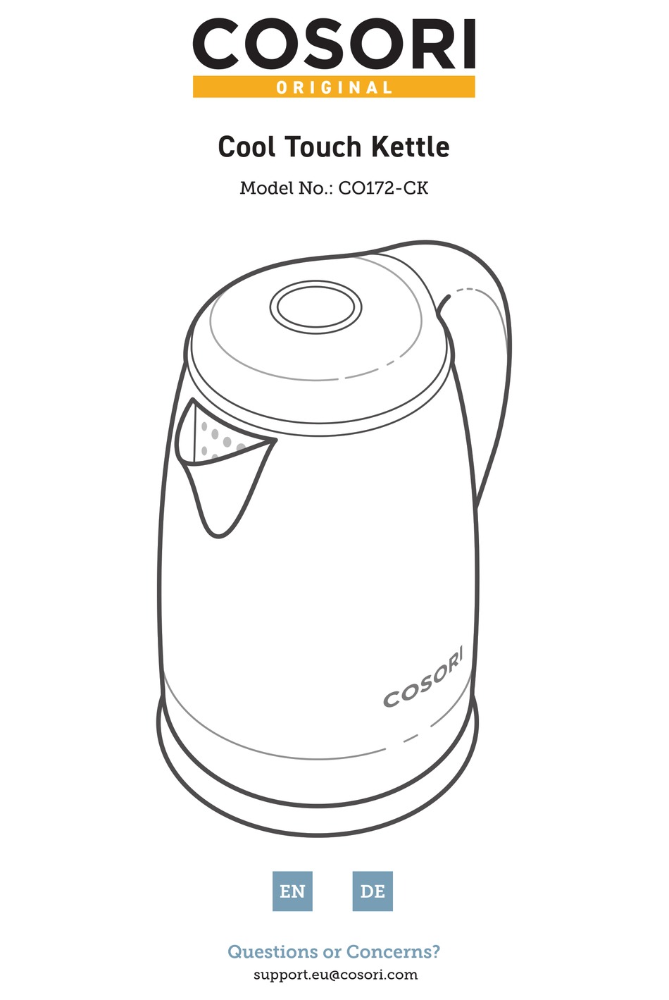 User manual Cosori CO108-NK (English - 16 pages)