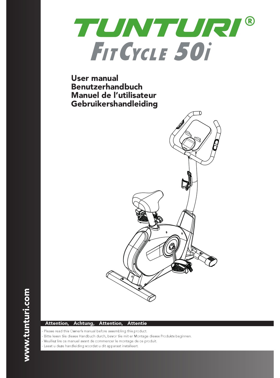 Beginner - Tunturi FitCycle 50i User Manual [Page 23]