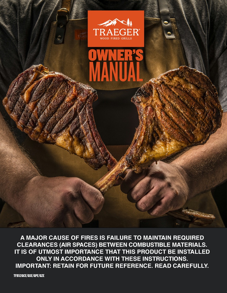 TRAEGER TFB52QCE OWNER'S MANUAL Pdf Download | ManualsLib