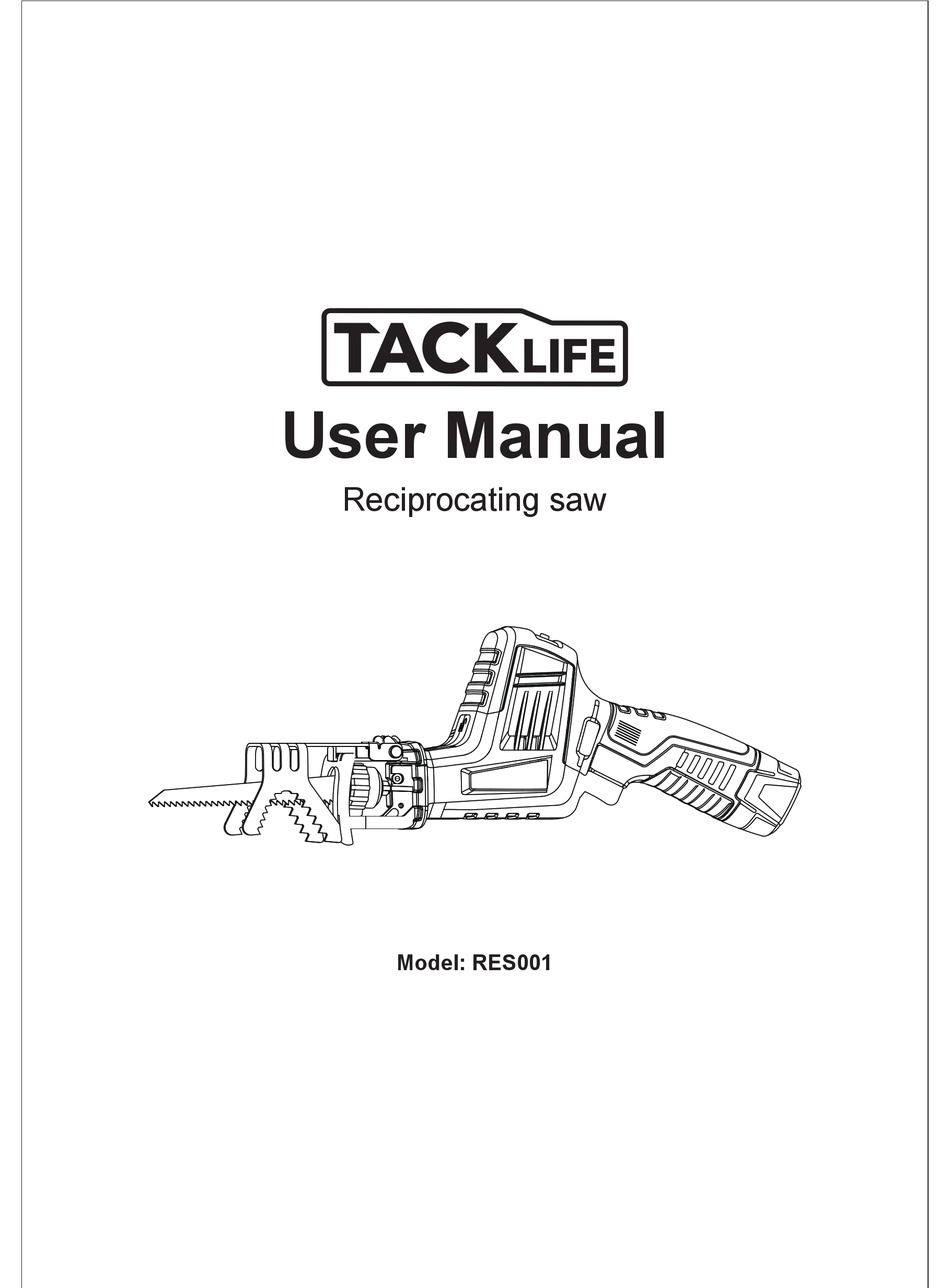 TACKLIFE RES001 USER MANUAL Pdf Download ManualsLib