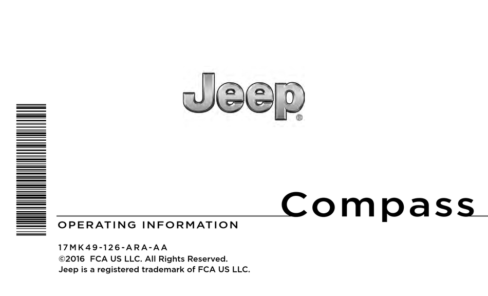 JEEP COMPASS OPERATING INFORMATION MANUAL Pdf Download | ManualsLib