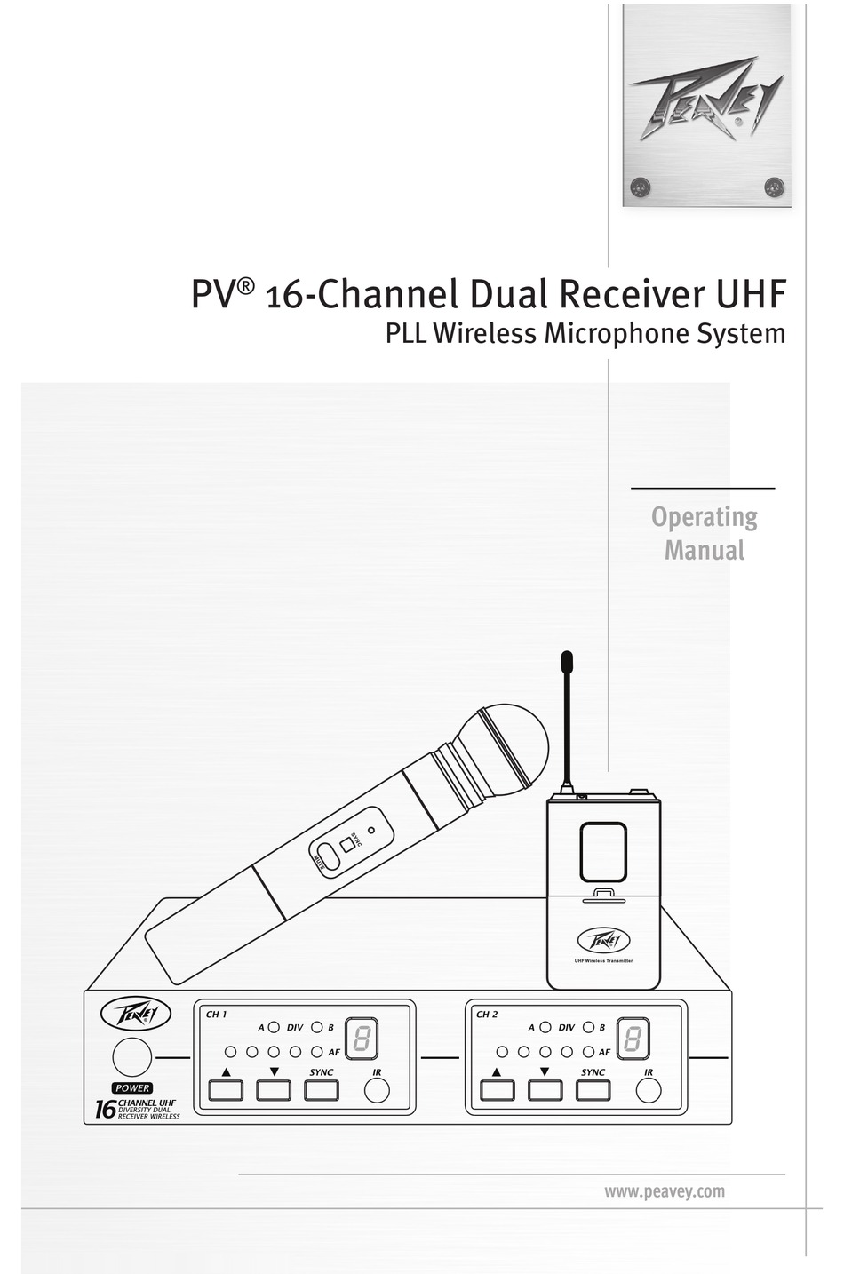 PEAVEY PV MICROPHONE SYSTEM OPERATING MANUAL ManualsLib