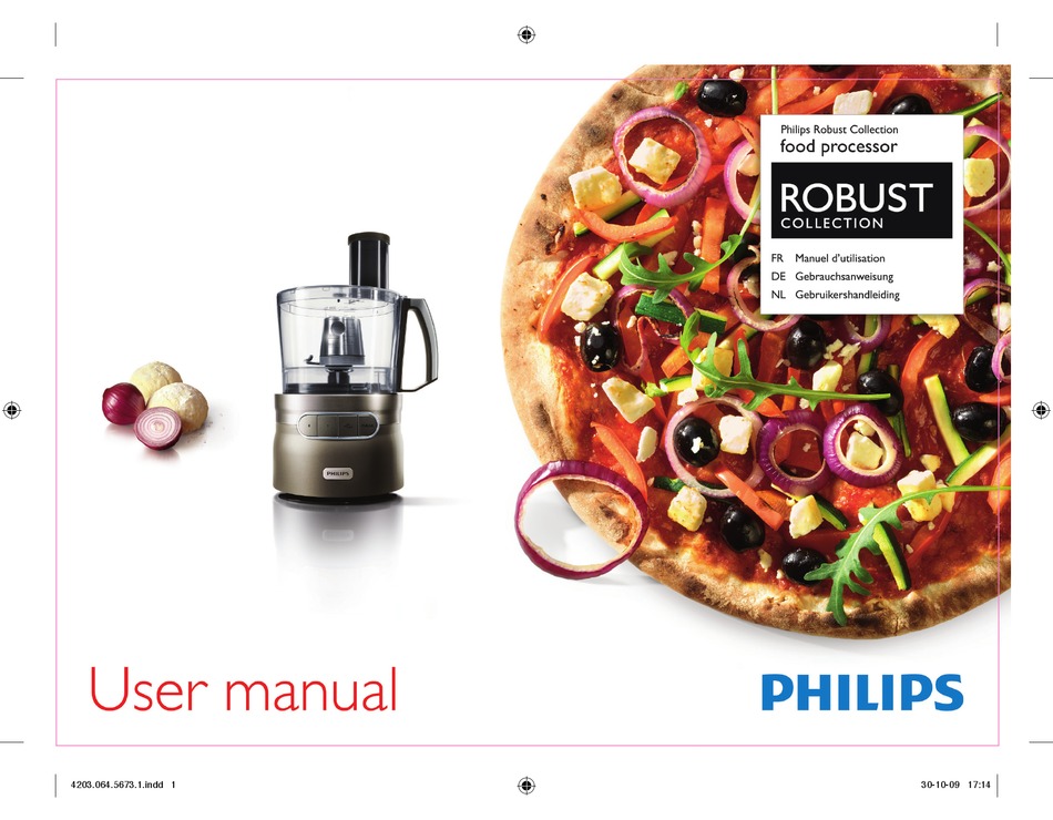 PHILIPS ROBUST COLLECTION FOOD PROCESSOR USER MANUAL ManualsLib