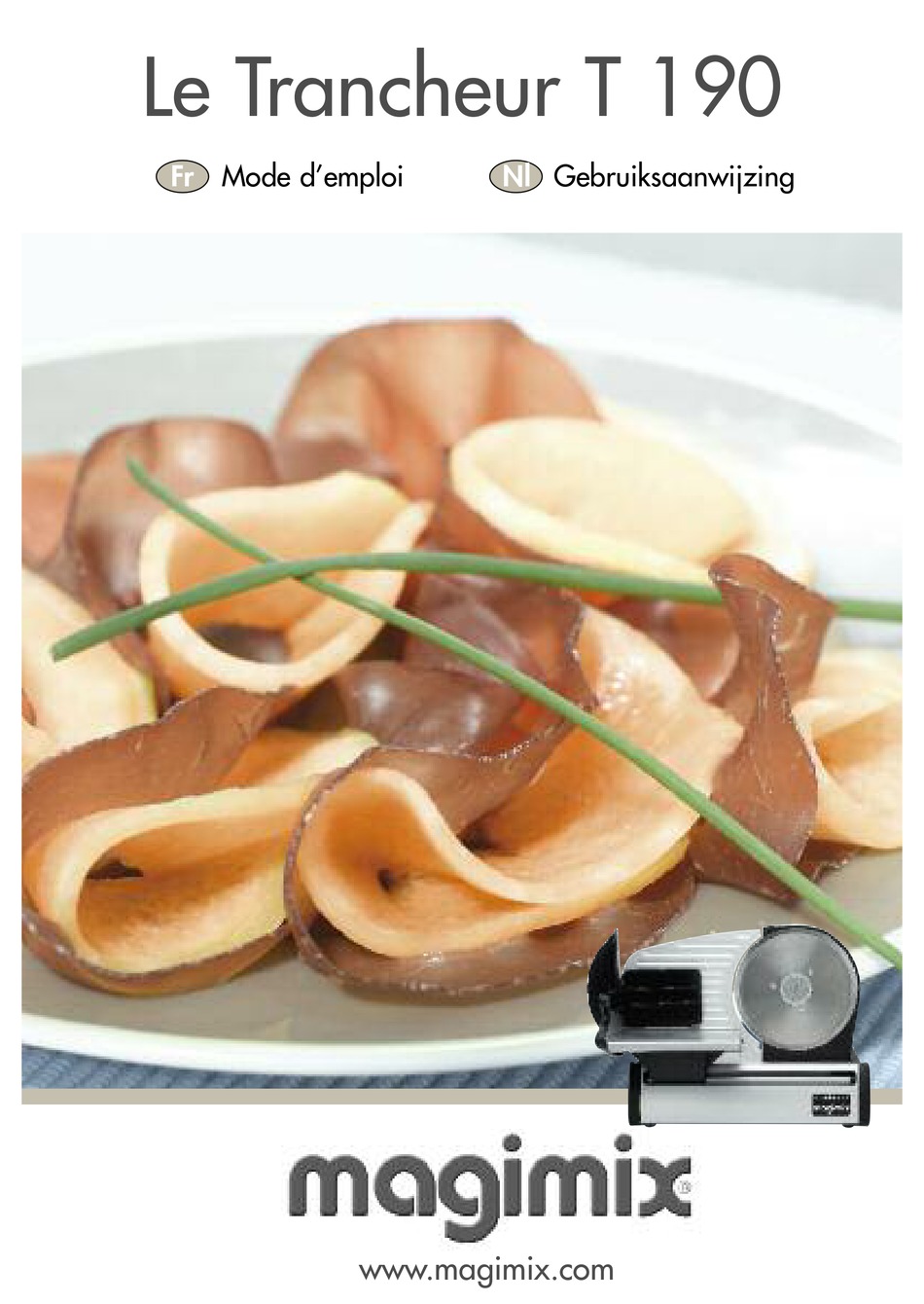 MAGIMIX T 190 INSTRUCTIONS FOR USE MANUAL Pdf Download ManualsLib