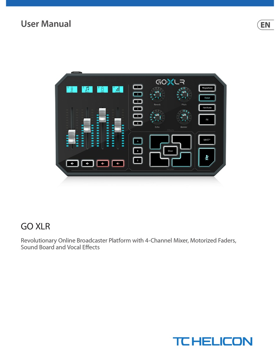 Звуковая карта go xlr mini