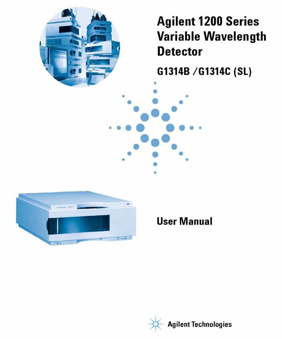 Agilent Technologies G1314b Vwd User Manual Pdf Download Manualslib