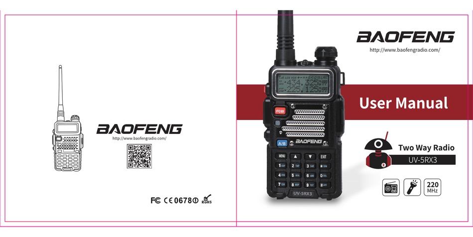 BAOFENG UV-5RX3 USER MANUAL Pdf Download | ManualsLib
