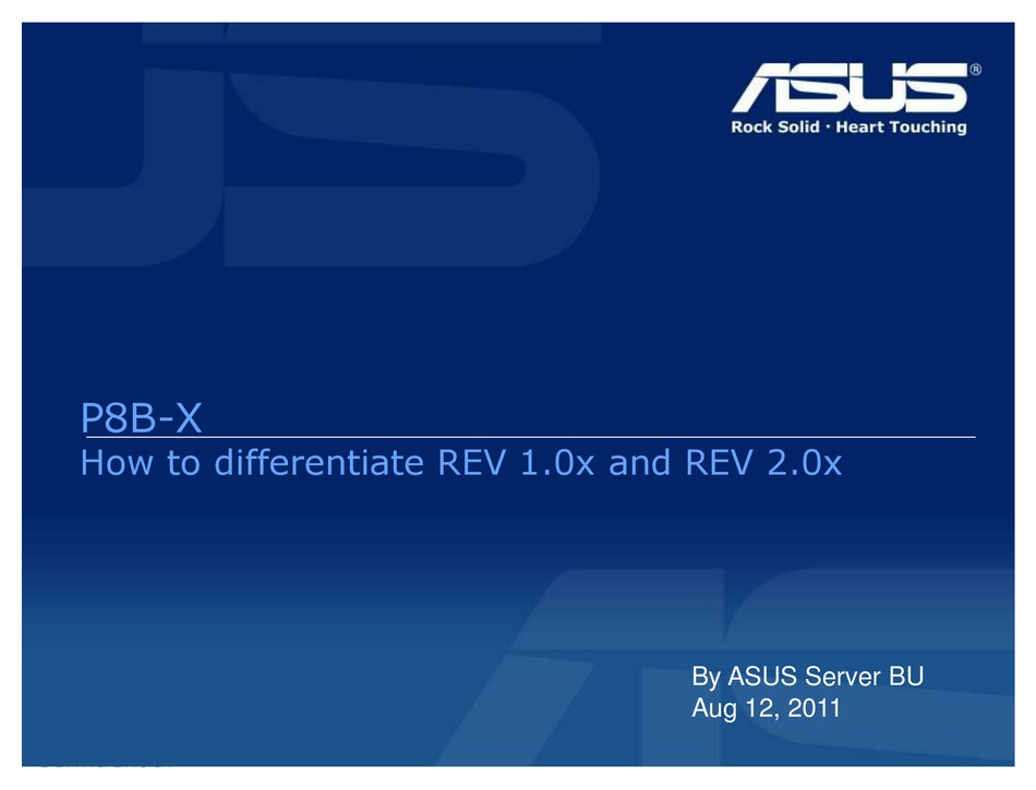 ASUS P8BX MOTHERBOARD USER MANUAL ManualsLib