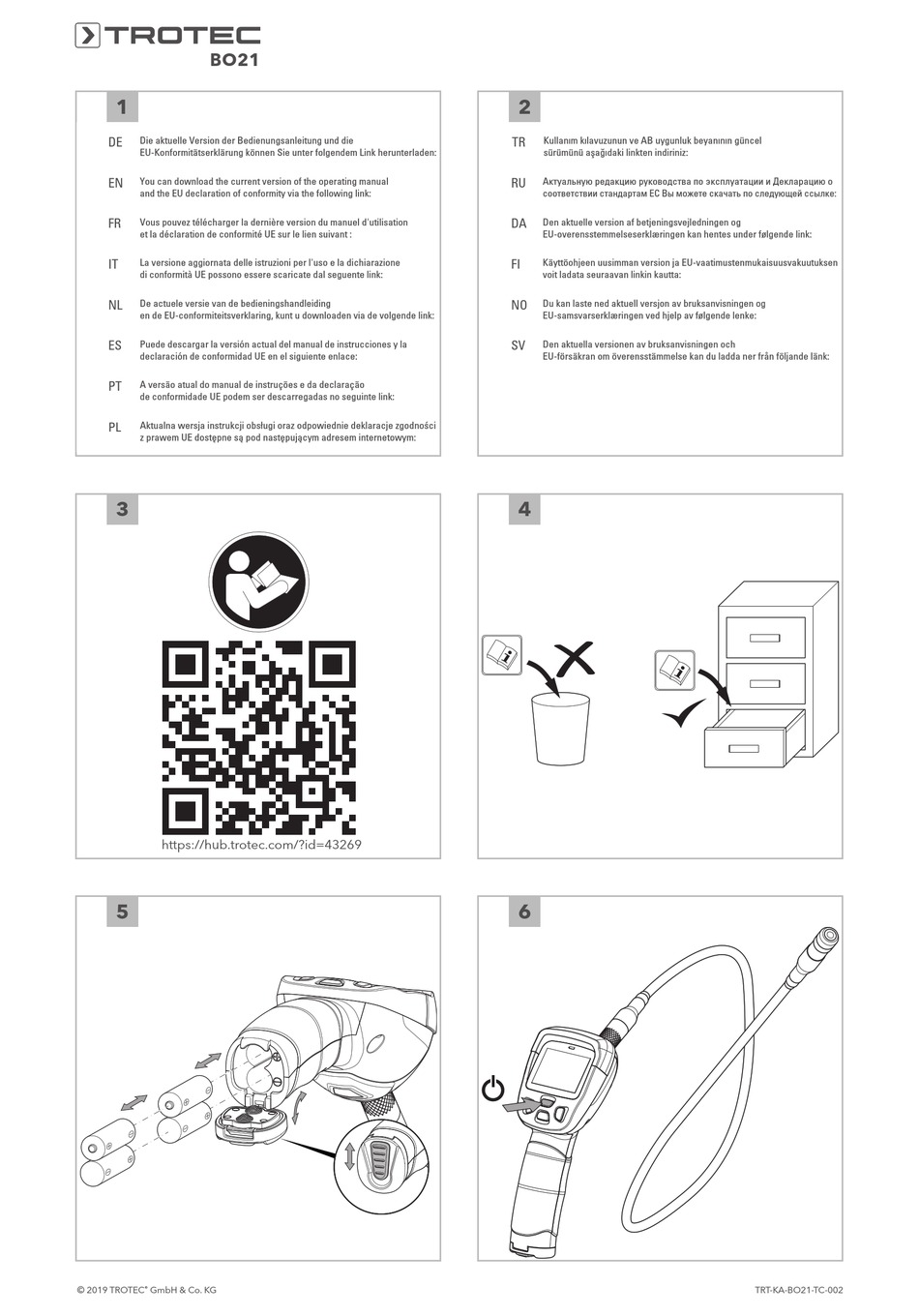 TROTEC BO21 QUICK START MANUAL Pdf Download | ManualsLib