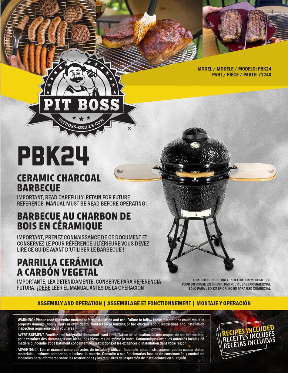 pit boss ceramic grill replacement parts