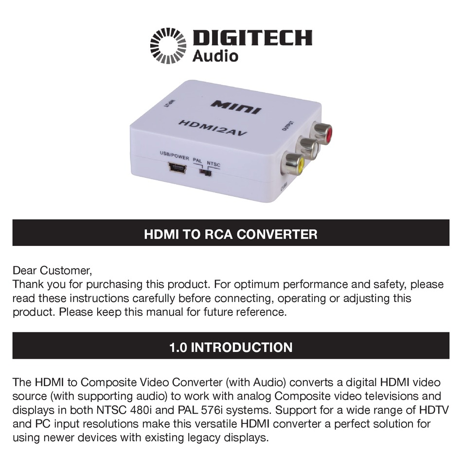 DIGITECH AUDIO AC1773 MANUAL Pdf Download ManualsLib