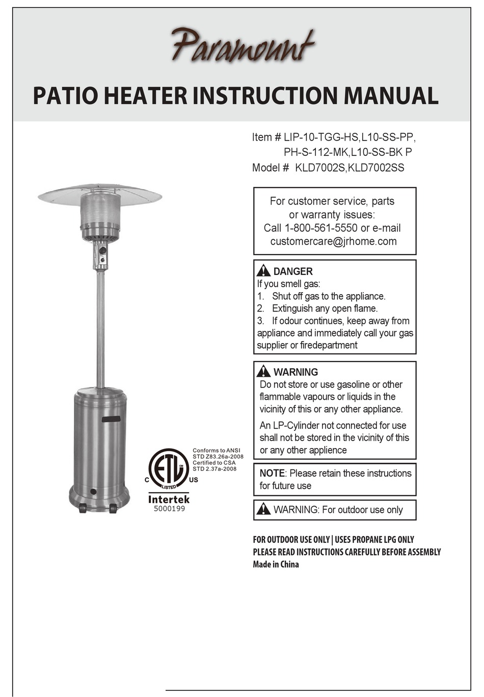 Paramount Fitness Kld7002s Instruction Manual Pdf Download Manualslib