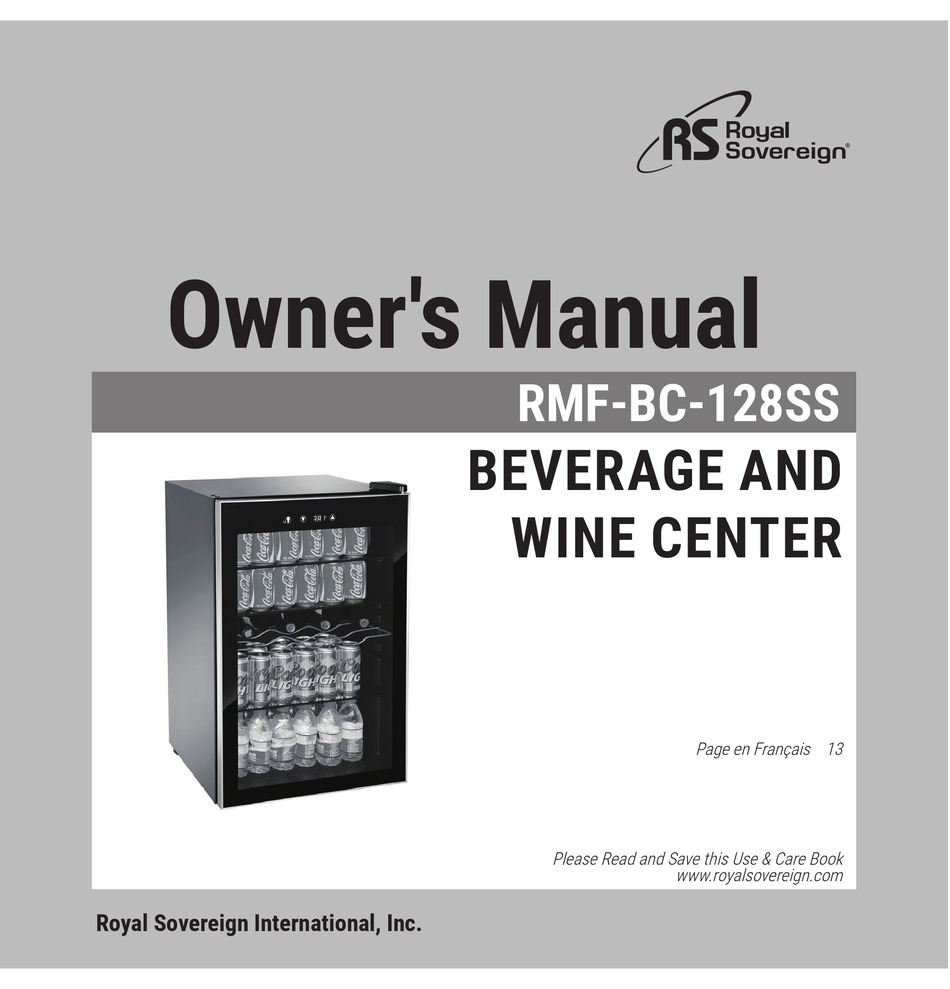 ROYAL SOVEREIGN RMF-BC-128SS OWNER'S MANUAL Pdf Download | ManualsLib