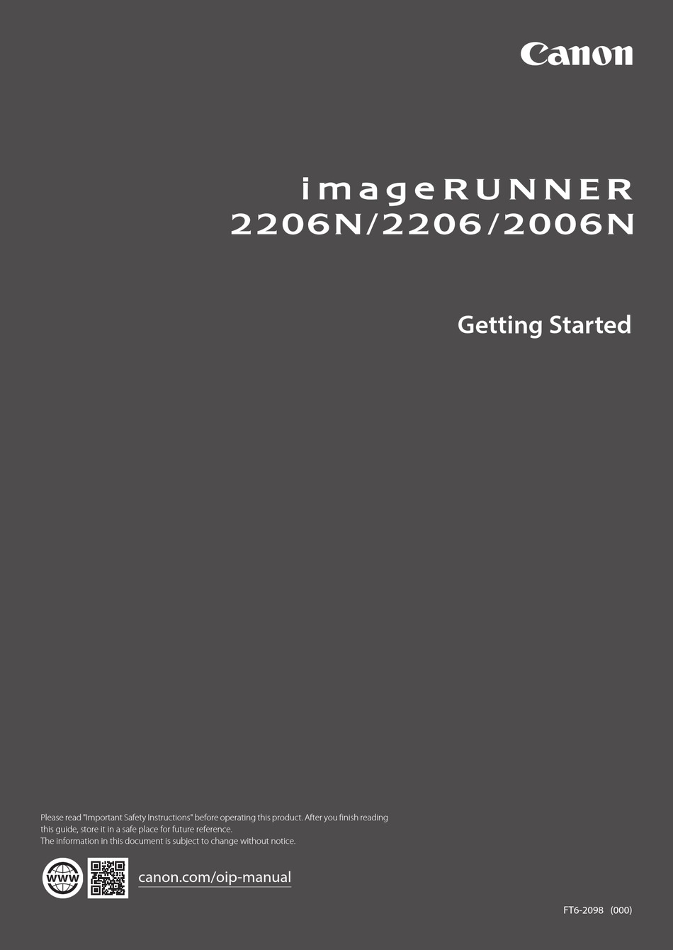 canon imagerunner 2006n printer