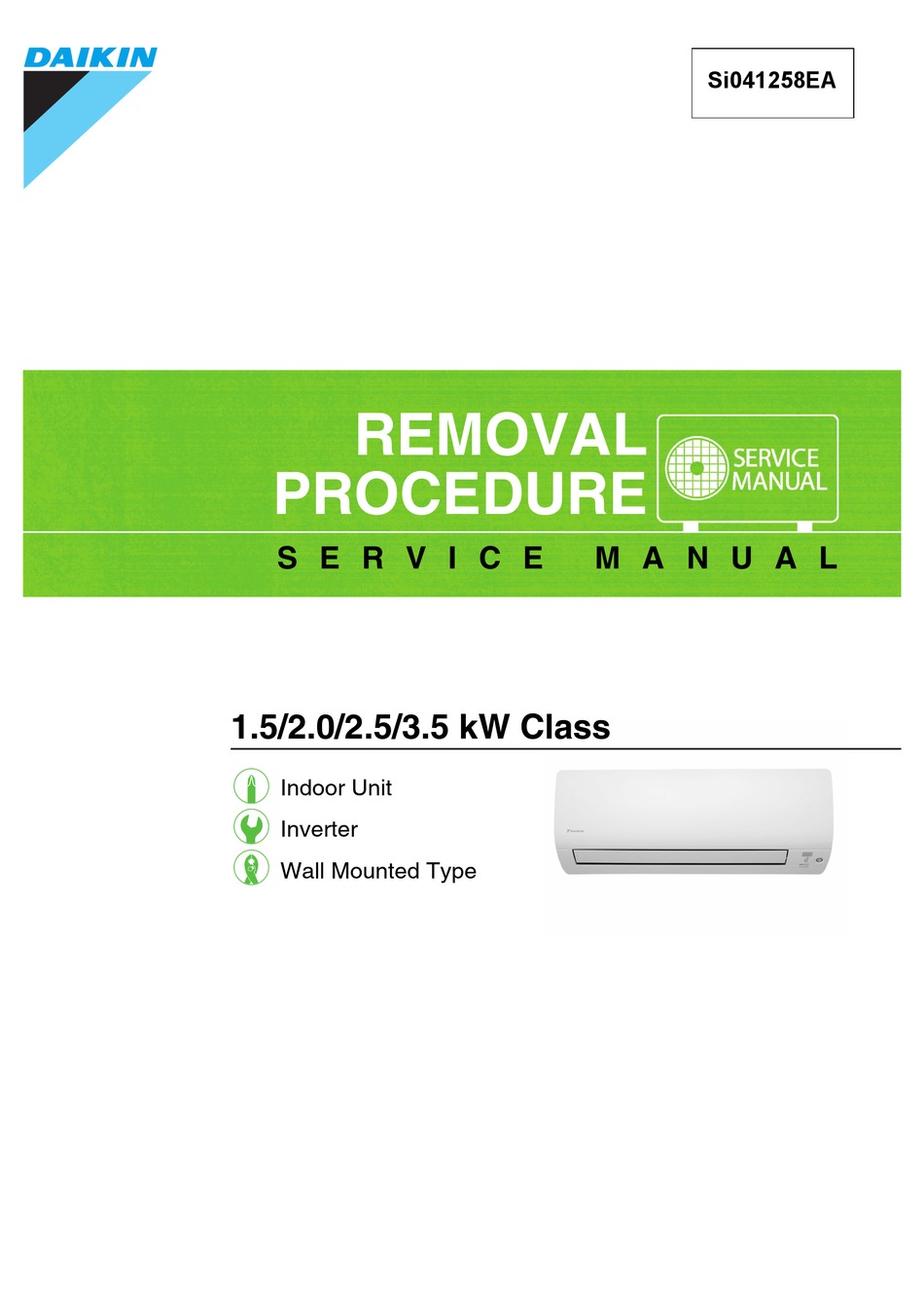 DAIKIN CTXS15K2V1B AIR CONDITIONER SERVICE MANUAL ManuaLib