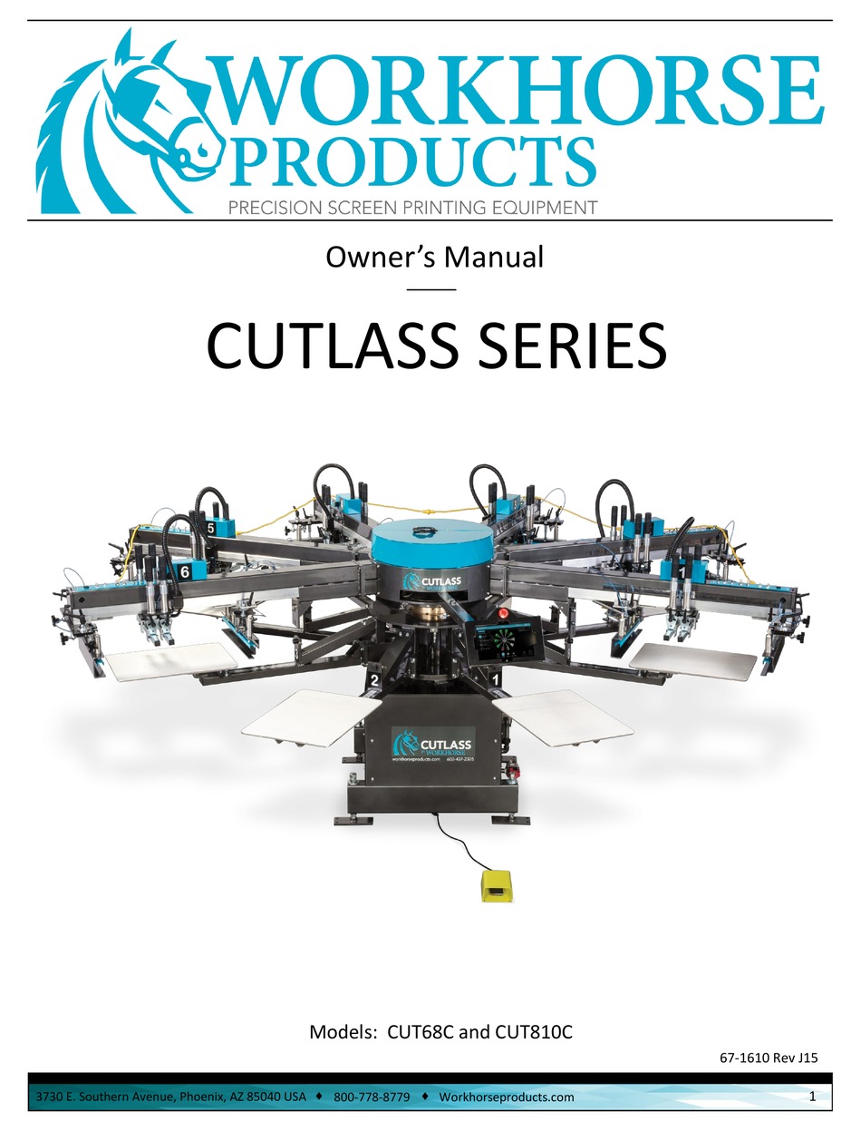 WORKHORSE CUT810C PRINTER OWNER'S MANUAL ManualsLib