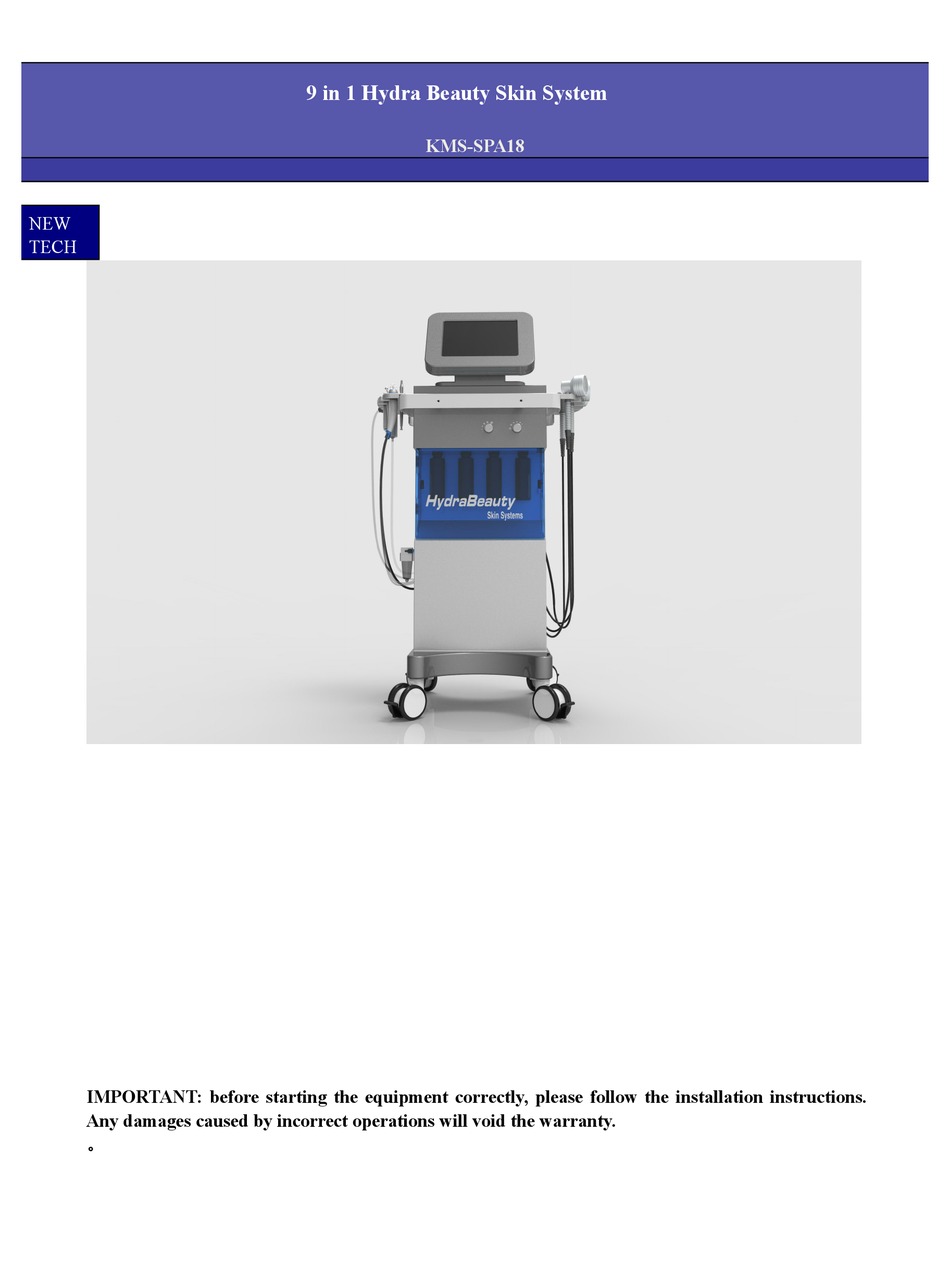 KMS SPA18 USER MANUAL Pdf Download ManualsLib