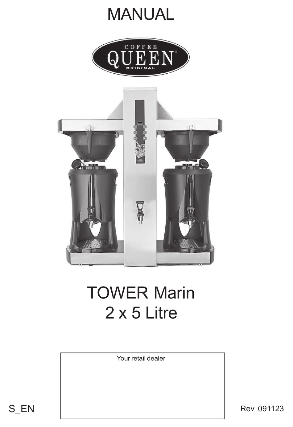 Spare Parts List - Coffee Queen TOWER 