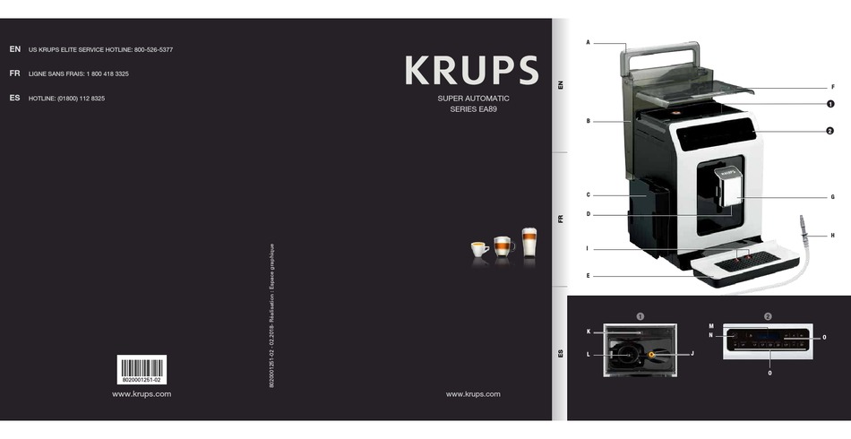 KRUPS EA89 SERIES COFFEE MAKER MANUAL | ManualsLib