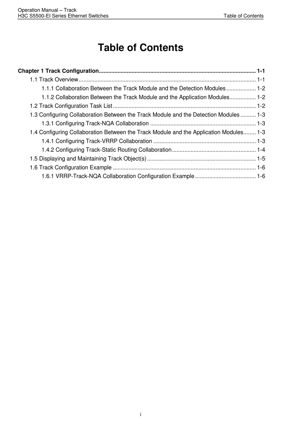 H3C S5500-EI SERIES NETWORK ROUTER OPERATION MANUAL | ManualsLib