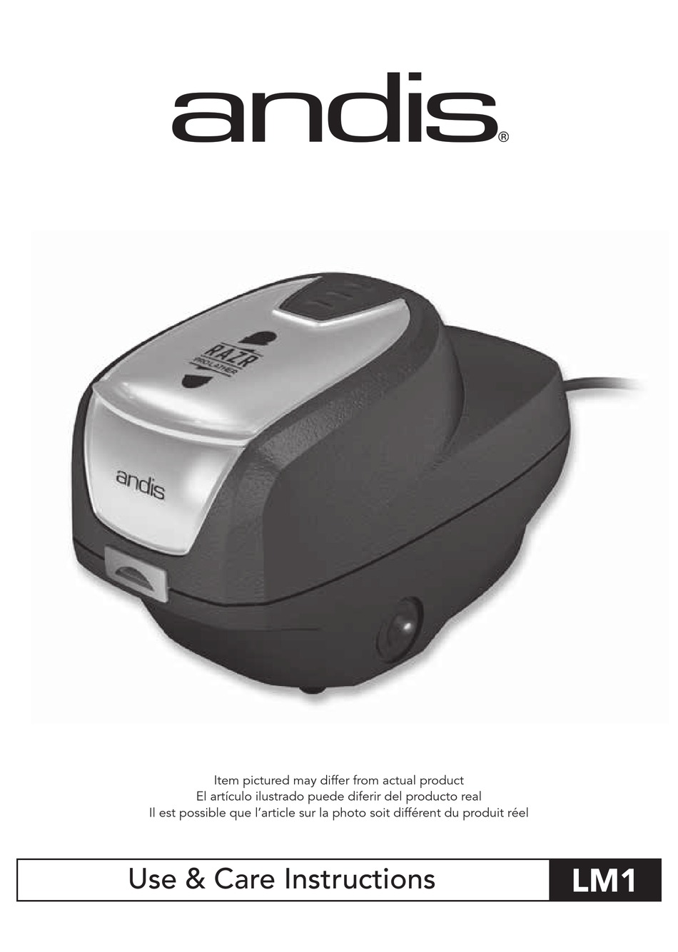 ANDIS LM1 DISPENSER USE & CARE INSTRUCTIONS MANUAL ManualsLib