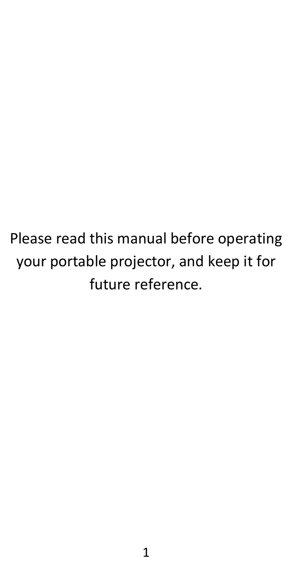 IMPREXSIONS MP100 PROJECTOR QUICK START MANUAL ManualsLib