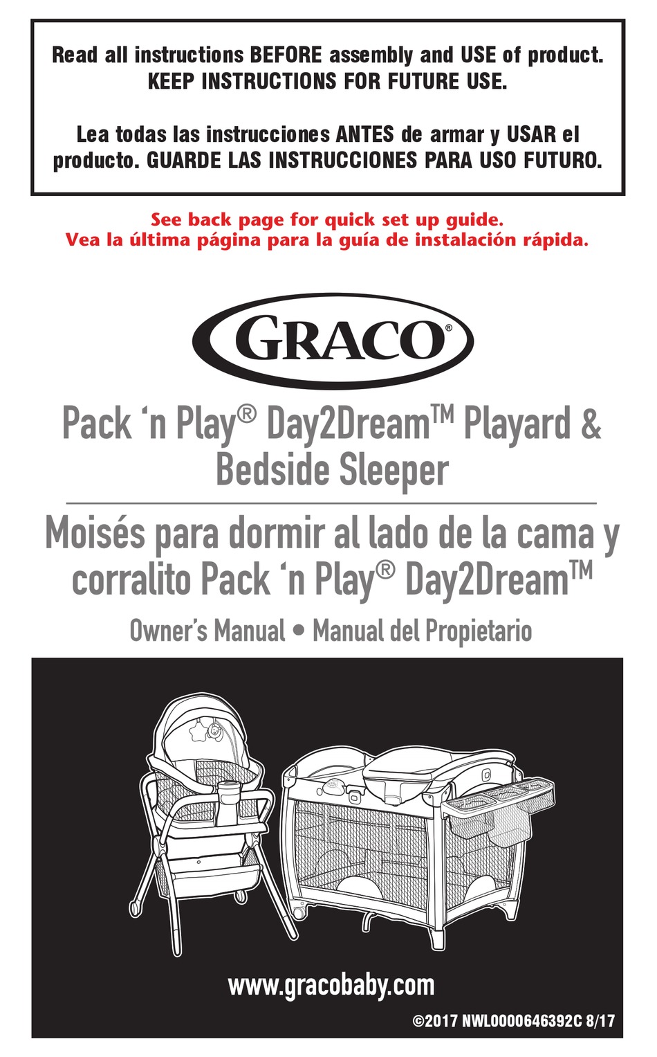 GRACO PACK 'N PLAY DAY2DREAM OWNER'S MANUAL Pdf Download | ManualsLib