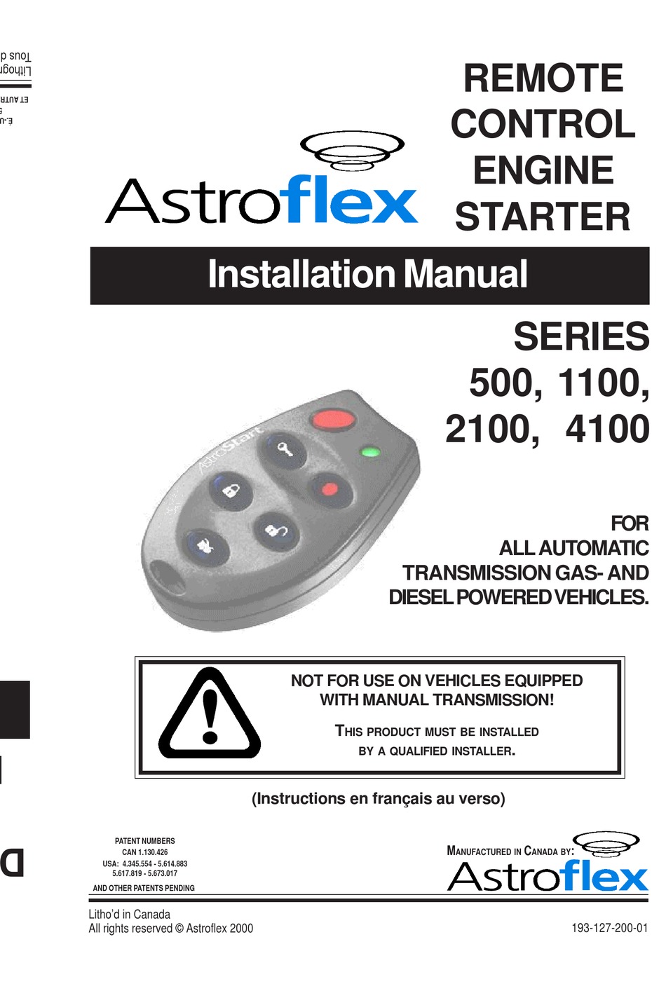 astrostart remote starter