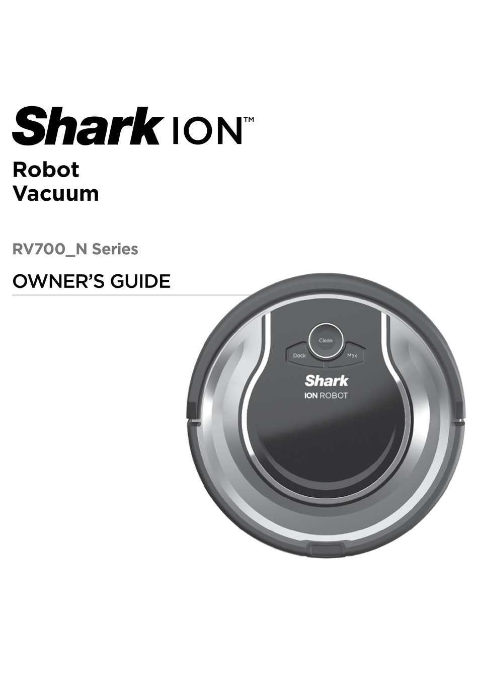 SHARK ION RV700_N SERIES VACUUM CLEANER OWNER'S MANUAL ManualsLib