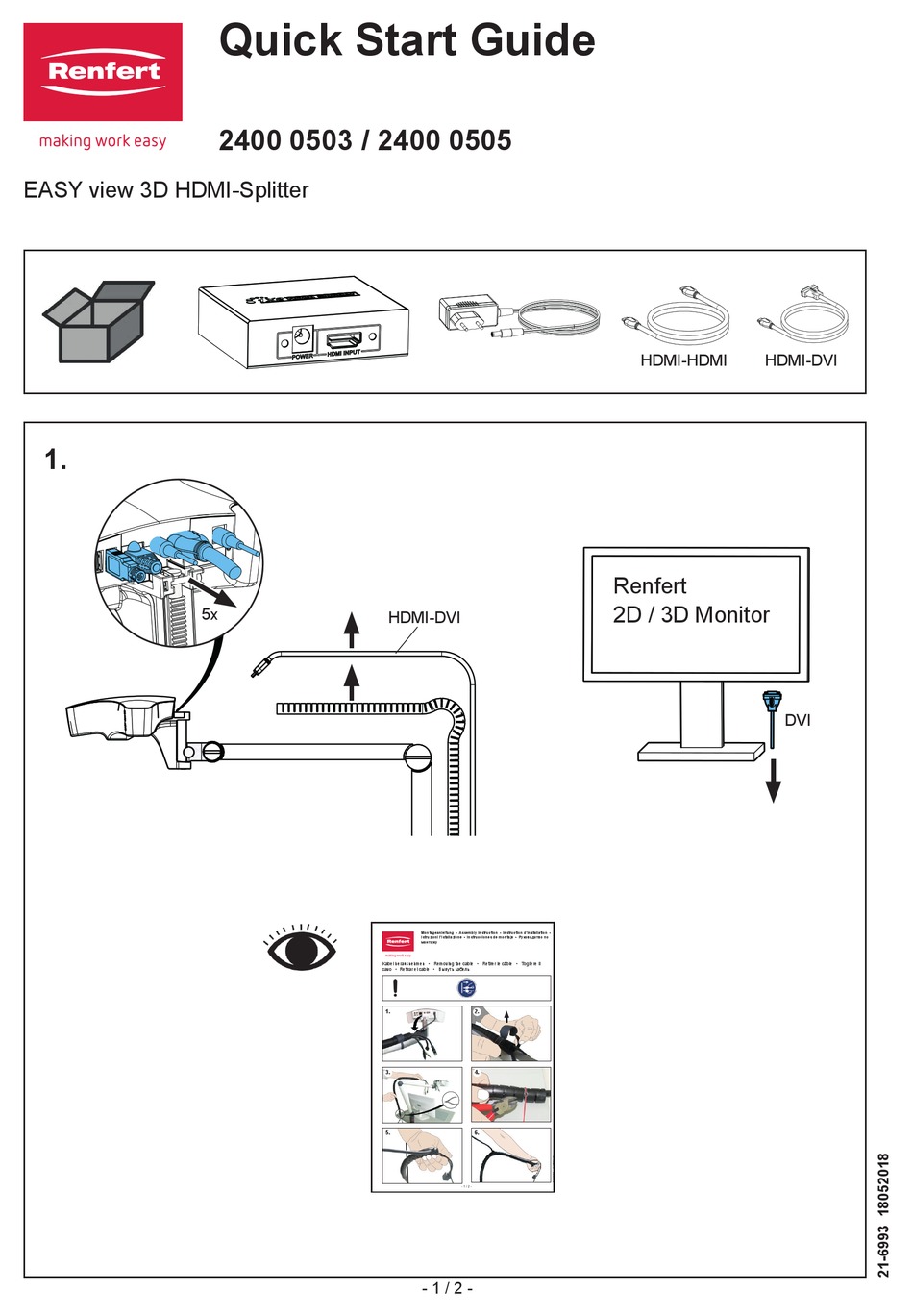 RENFERT EASY VIEW 3D 2400 0503 QUICK START MANUAL Pdf Download ManualsLib