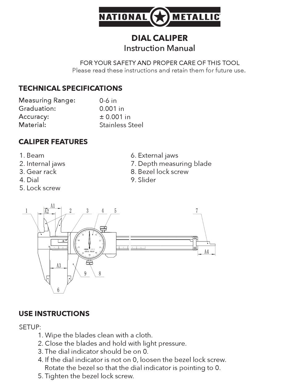 national-metallic-dial-caliper-instruction-manual-pdf-download-manualslib