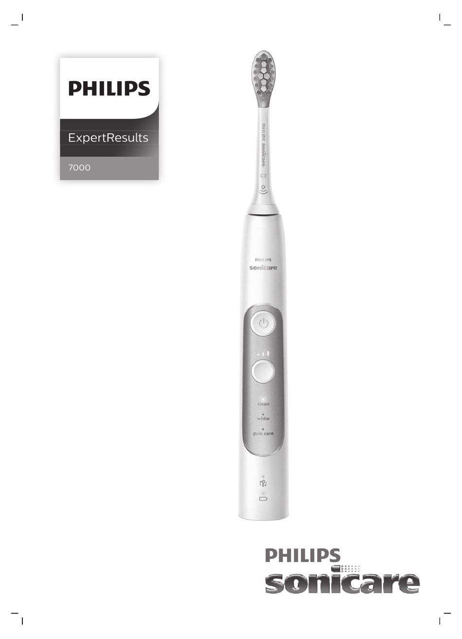 Philips Sonicare Expertresults Hx751 Series Instructions Manual Pdf Download Manualslib