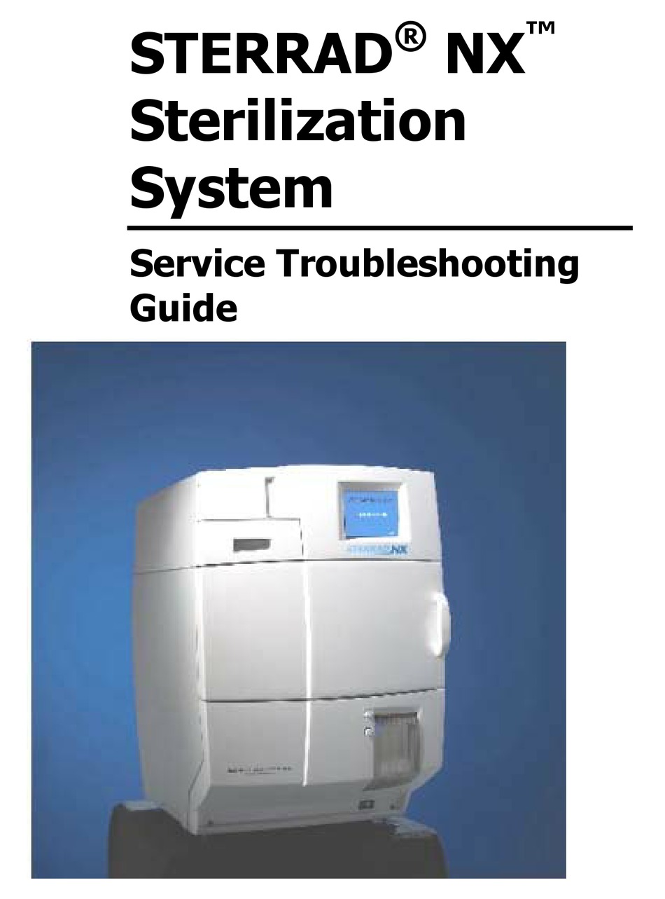 ASP STERRAD NX SERVICE & TROUBLESHOOTING MANUAL Pdf Download | ManualsLib