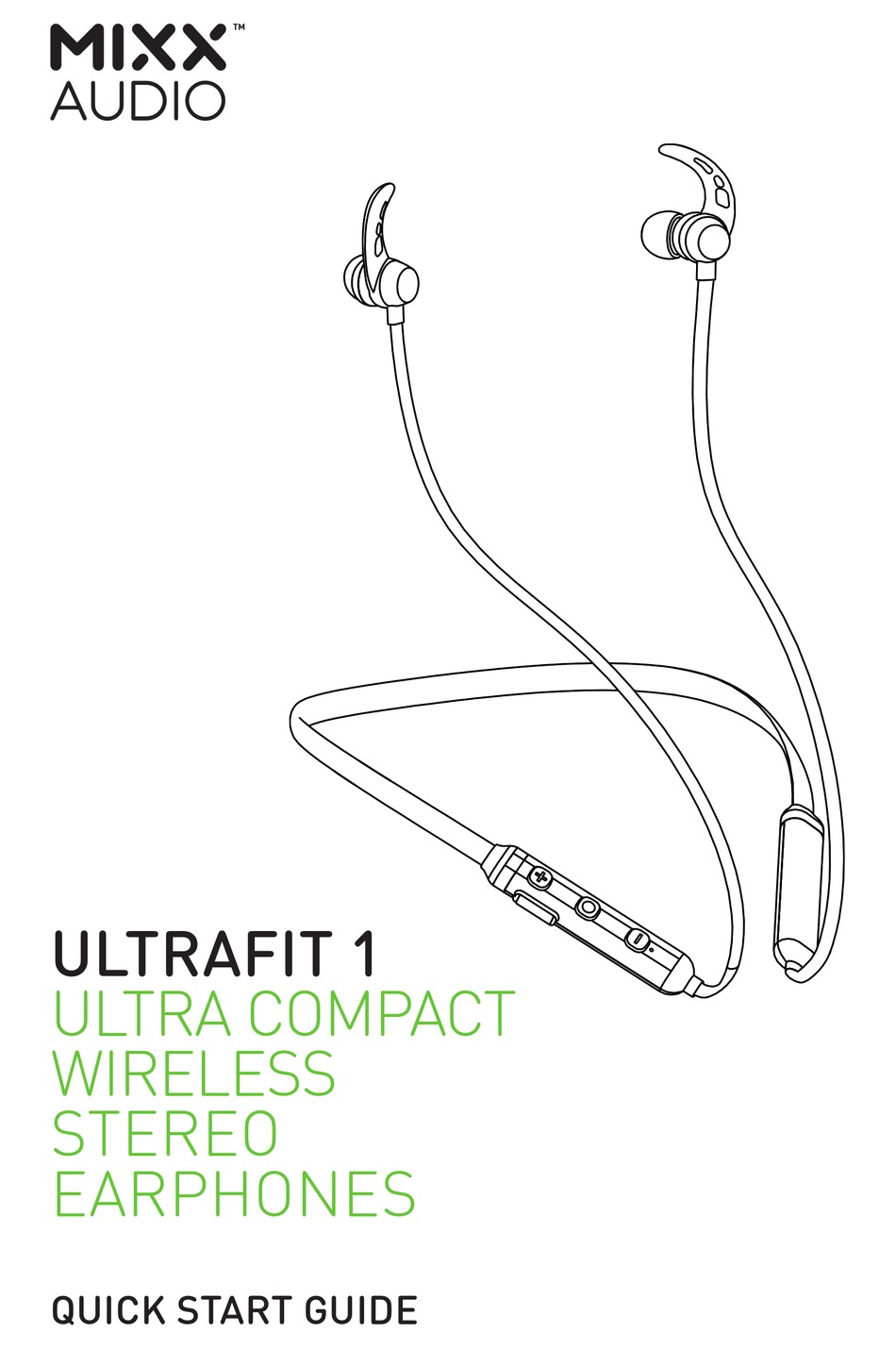 MIXX AUDIO ULTRAFIT 1 HEADPHONE QUICK START MANUAL ManualsLib