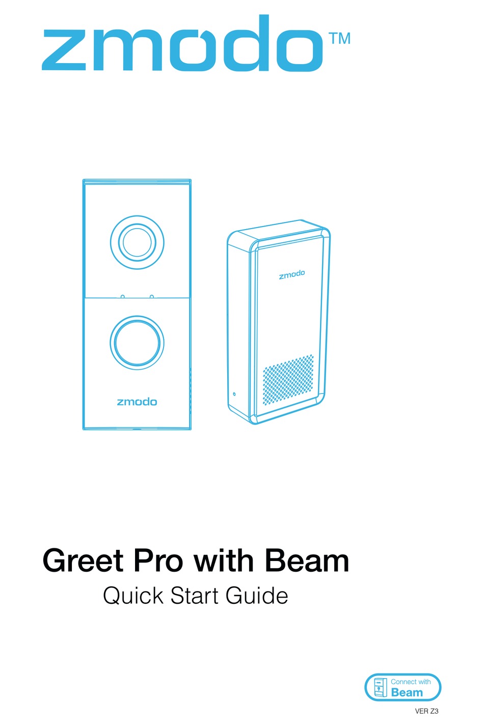 ZMODO GREET PRO QUICK START MANUAL Pdf Download ManualsLib