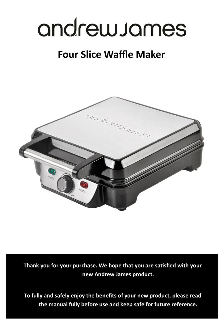 andrew james double waffle maker
