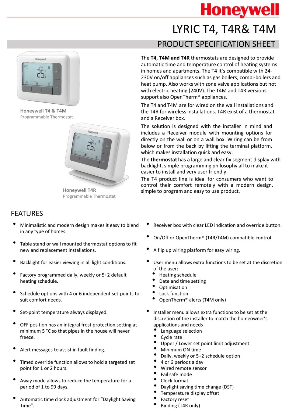 Manualslib Honeywell Lyric Round Thermostat Manual Honeywell Lyric