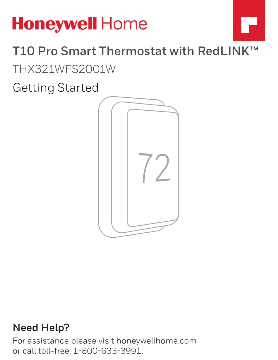 Honeywell T10 Pro Getting Started Pdf Download Manualslib Honeywell T10 Pro Getting Started Pdf Download Manualslib